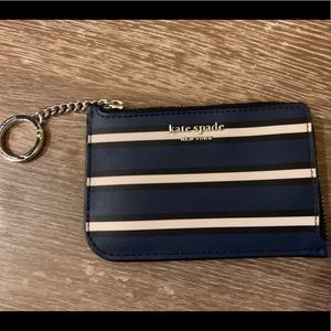 Kate Spade Stripe Wristlet Card Case